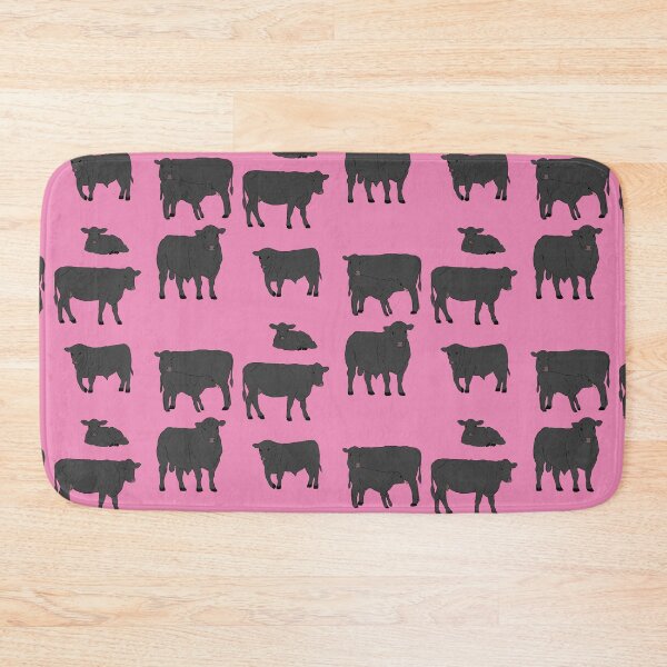 Item preview, Angus Cattle Pattern Pink designed and sold by Ashley Gagnon.