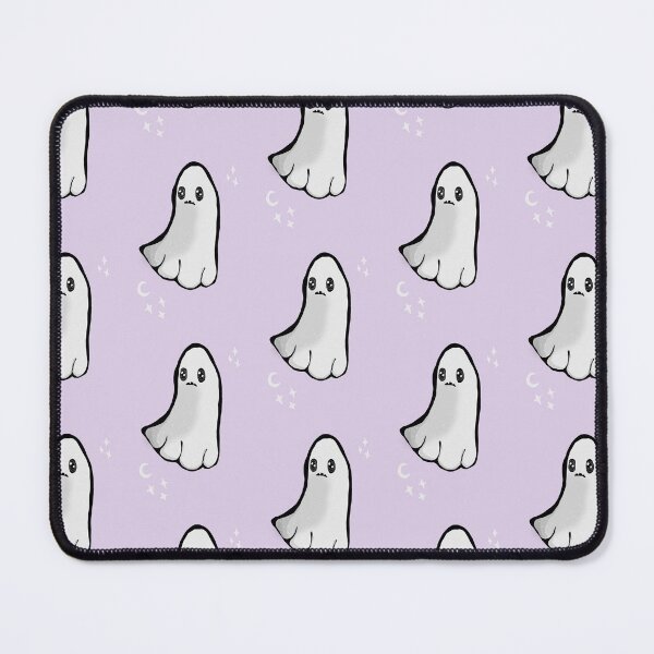 Item preview, Pastel Purple Background Cute spooky ghost designed and sold by DemonicGloom.