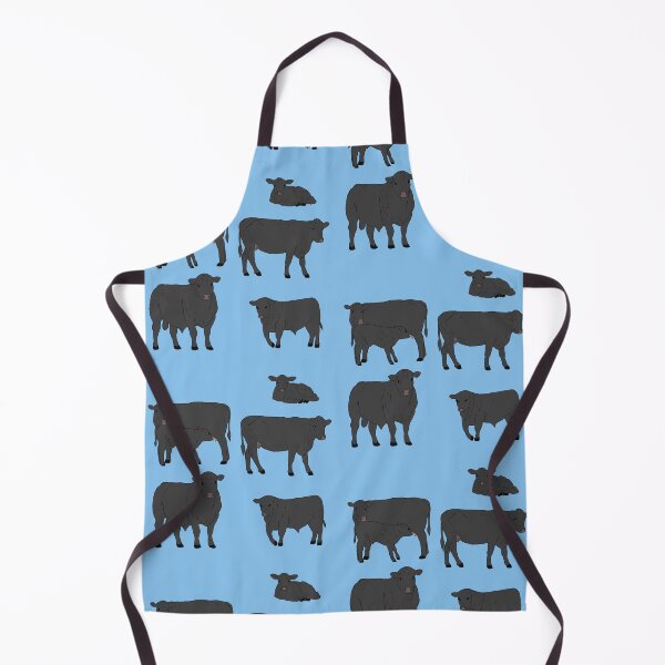 Item preview, Angus Cattle Pattern Blue designed and sold by Ashley Gagnon.