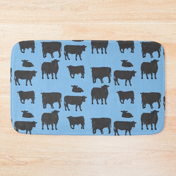 Item preview, Angus Cattle Pattern Blue designed and sold by Ashley Gagnon.