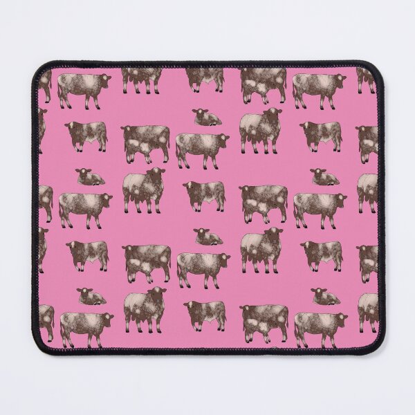 Item preview, Shorthorn Cattle Pattern Pink designed and sold by Ashley Gagnon.