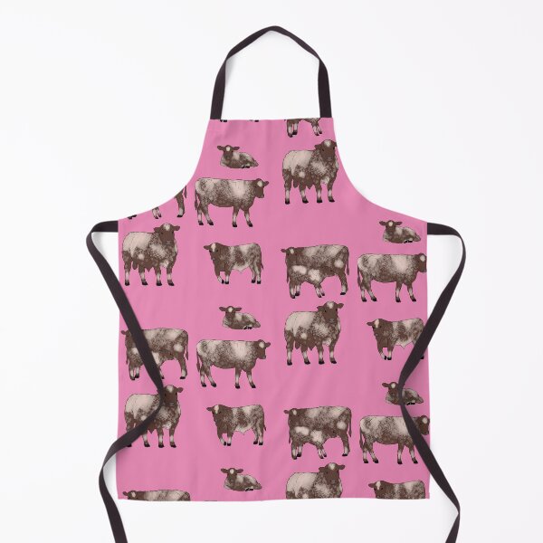 Item preview, Shorthorn Cattle Pattern Pink designed and sold by Ashley Gagnon.