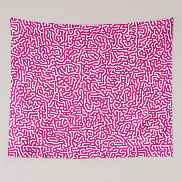 Item preview, Turing Pattern - Pink & White designed and sold by TWPCdesigns.