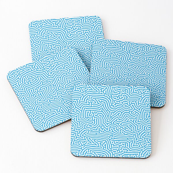 Item preview, Turing Pattern - Turquoise & White designed and sold by TWPCdesigns.