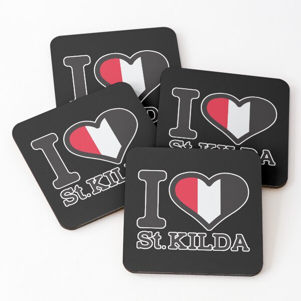 Item preview, “I love St Kilda” Apparels, Merchandise, T Shirts, Leggings, Skirt, Mask, Apron, Eco Bag designed and sold by Ink Inc.