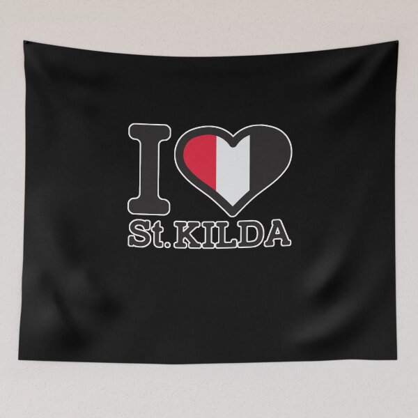 Item preview, “I love St Kilda” Apparels, Merchandise, T Shirts, Leggings, Skirt, Mask, Apron, Eco Bag designed and sold by Ink Inc.