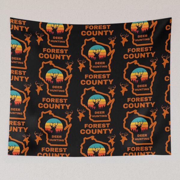 Item preview,  Wisconsin Deer Hunter Forest County designed and sold by WoodburyLake.