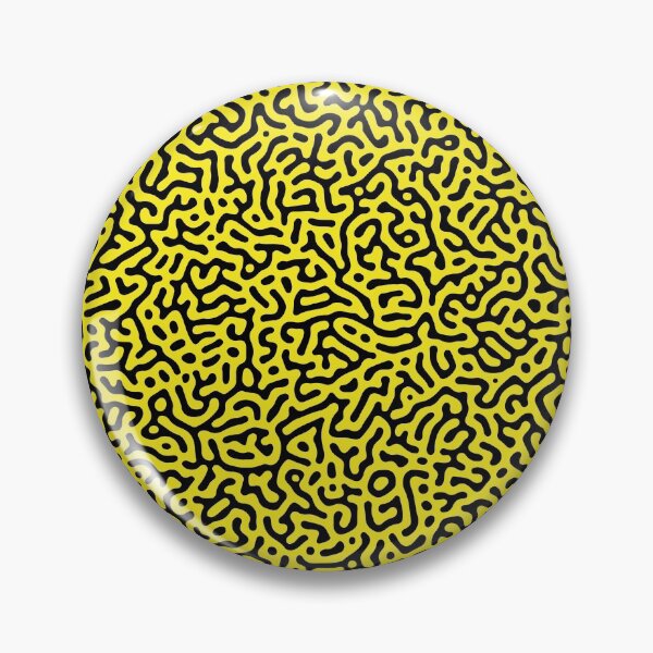 Item preview, Turing Pattern - Yellow & Black designed and sold by TWPCdesigns.