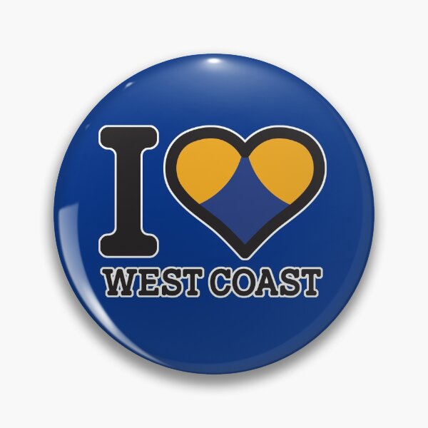 Artikelvorschau, „I love West Coast“ Bekleidung, Merchandise, T-Shirts, Leggings, Rock, Maske, Schürze, Öko-Tasche entworfen und verkauft von Ink Inc.
