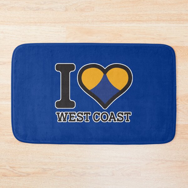Item preview, “I love West Coast” Apparels, Merchandise, T Shirts, Leggings, Skirt, Mask, Apron, Eco Bag designed and sold by Ink Inc.