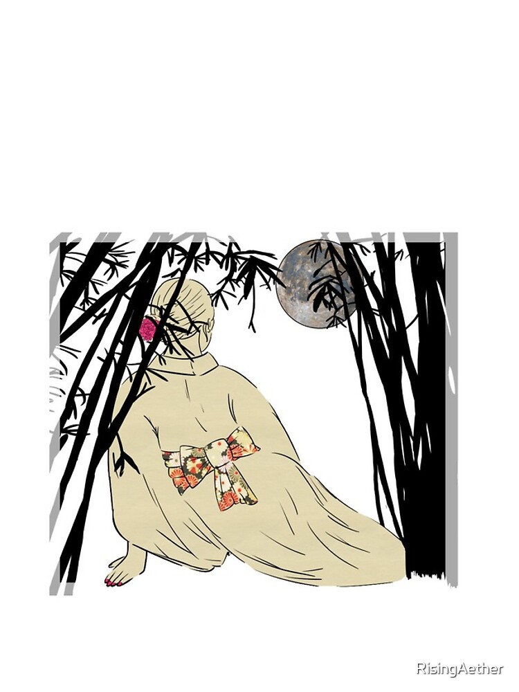 Thumbnail 4 of 4, iPhone Case, Kimono Moonlight designed and sold by RisingAether.