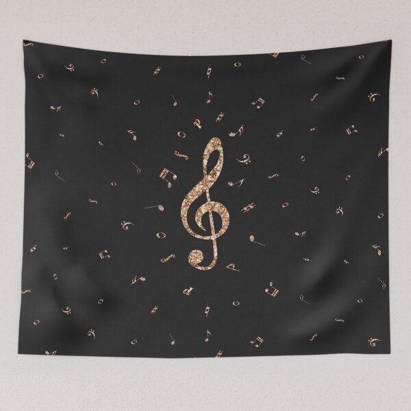 Item preview, Glitter Treble Clef, Music Notes and Other Symbols.  designed and sold by Saphia15.