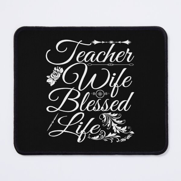 Item preview, Teacher Wife and Blessed Life | Proud Teacher | Teaching Job designed and sold by YAHIA-14.