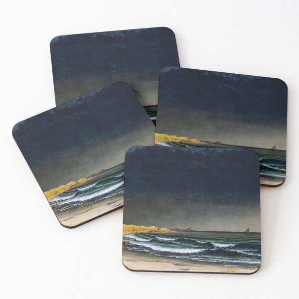Item preview, Approaching storm, beach near Newport designed and sold by freedom-dream.