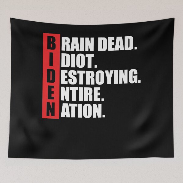 Item preview, anti Biden Brain Dead Idiot designed and sold by zmallatpyp12.