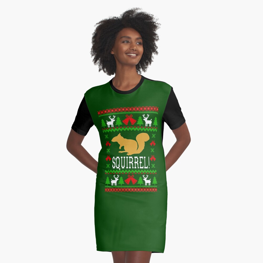 Ugly christmas 2025 sweater squirrel