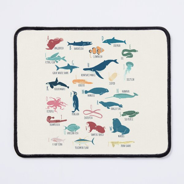Item preview, Cute Marine And Ocean Animals Alphabet For Marine Biology Gift designed and sold by JokeGysen.