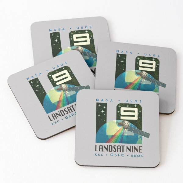 Item preview, LANDSAT 9 logo mission - vintage look  designed and sold by trendistudio.