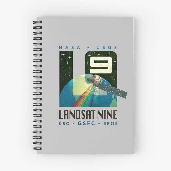 Item preview, LANDSAT 9 logo mission - vintage look  designed and sold by trendistudio.