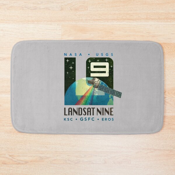 Item preview, LANDSAT 9 logo mission - vintage look  designed and sold by trendistudio.