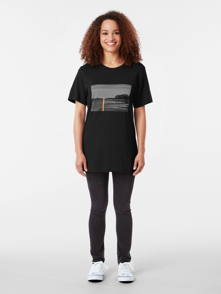 Alternate view of sunset 2 Slim Fit T-Shirt