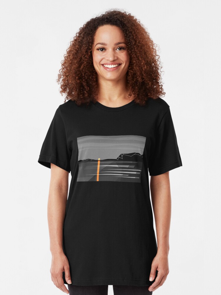 Alternate view of sunset 2 Slim Fit T-Shirt