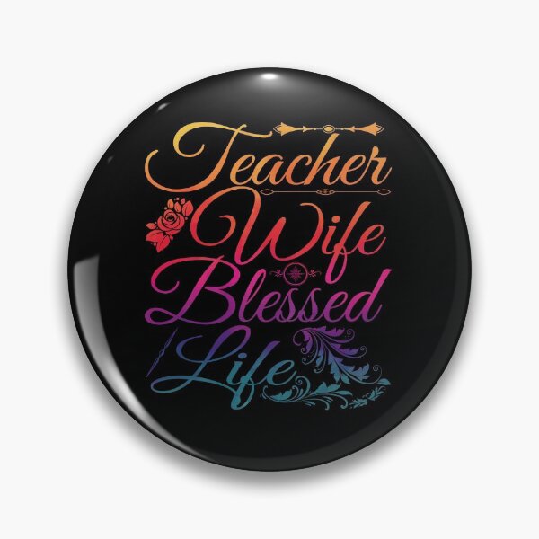 Item preview, Teacher Wife and Blessed Life | Proud Teacher | Teaching Job designed and sold by YAHIA-14.