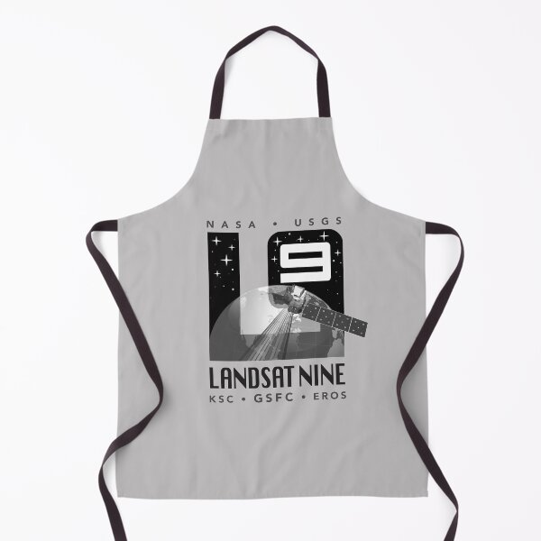 Item preview, LANDSAT 9 logo mission - black and white designed and sold by trendistudio.