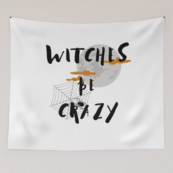 Item preview, Womens Witches Be Crazy Party Halloween Gift - Full Moon Spiderweb designed and sold by DKA-2ndBoy.