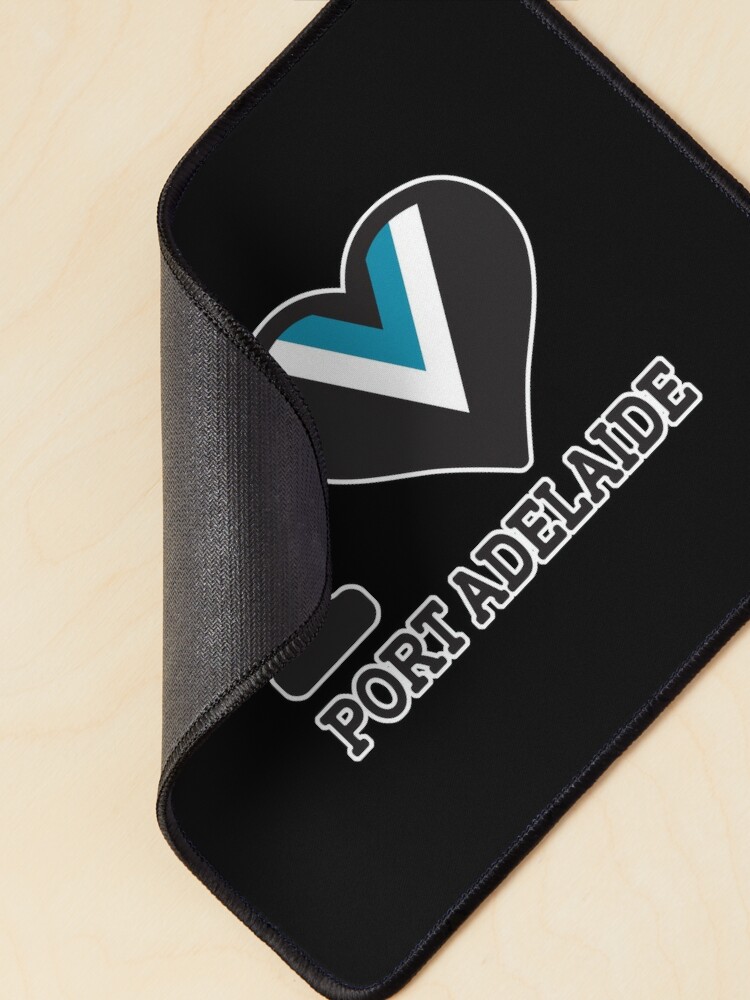 “I love Port Adelaide” Apparels, Merchandise, T Shirts, Leggings, Skirt,  Mask, Apron, Eco Bag | Mouse Pad