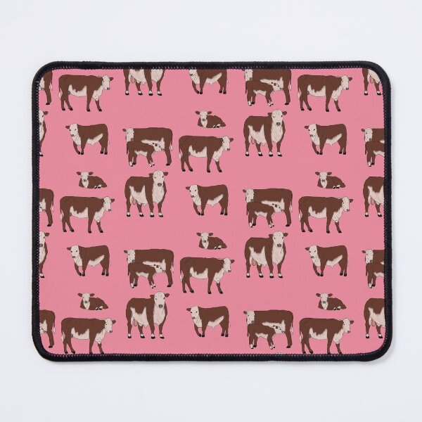 Item preview, Hereford Cattle Pattern Pink designed and sold by Ashley Gagnon.