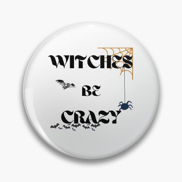 Item preview, Womens Witches Be Crazy Party Halloween Gift - Spiderweb and Flying Bats designed and sold by DKA-2ndBoy.