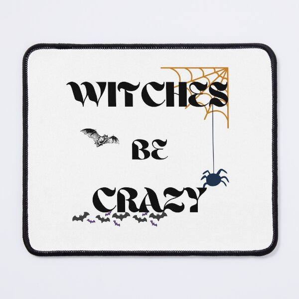 Item preview, Womens Witches Be Crazy Party Halloween Gift - Spiderweb and Flying Bats designed and sold by DKA-2ndBoy.