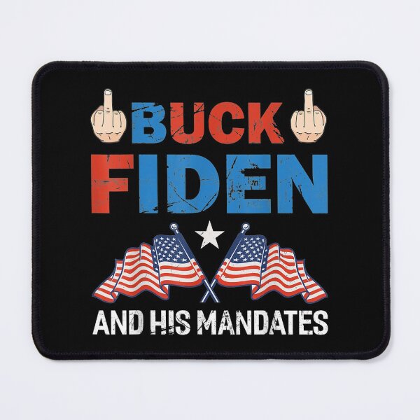 Item preview, Middle Finger Buck Fiden and His Mandates American Flag designed and sold by Nilsolander.