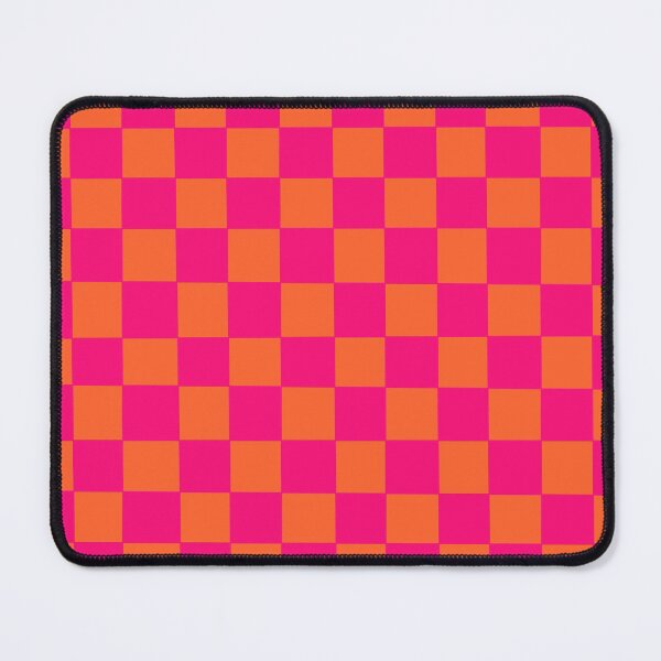 Item preview, orange and pink check designed and sold by Crazy  Milkshake.