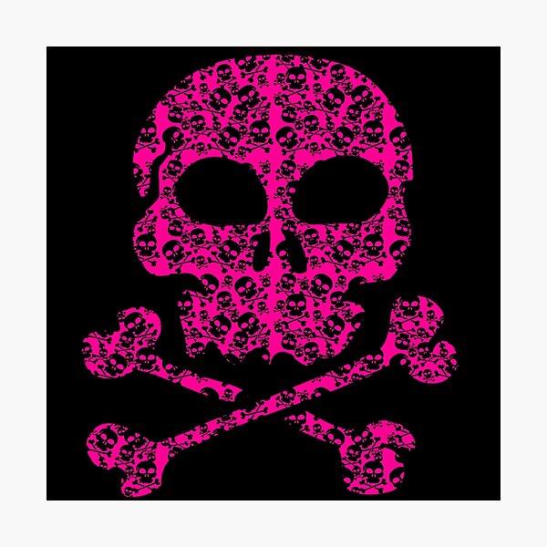 Item preview, Hot Pink Skull filled with Skulls designed and sold by Greenbaby.