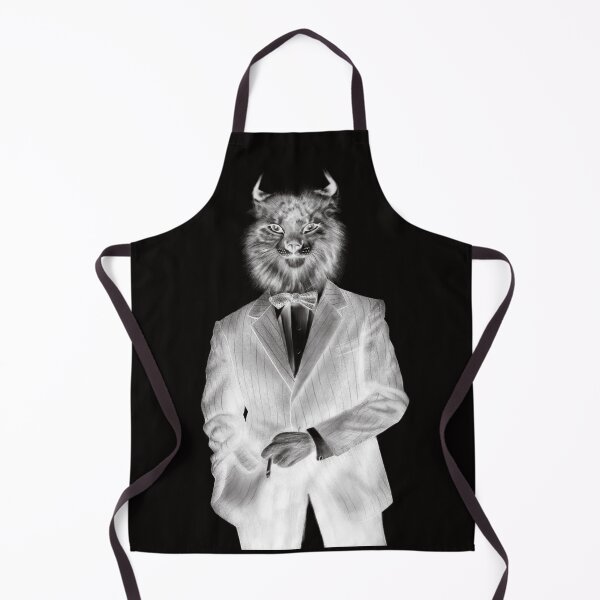 Item preview, Dapper and Elegant Lynx Cat Wearing a Pin Striped Suit and Bow Tie designed and sold by Tyler Rosso.