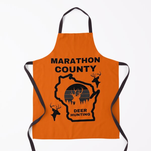 Item preview, Wisconsin Deer Hunter Marathon County designed and sold by WoodburyLake.