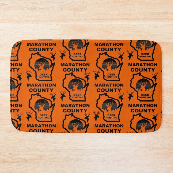 Item preview, Wisconsin Deer Hunter Marathon County designed and sold by WoodburyLake.