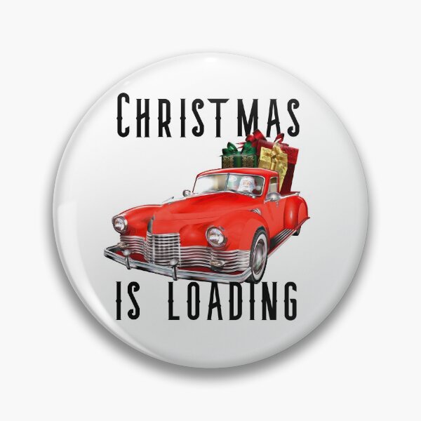 Item preview,  Christmas is Loading Red Oldtimer designed and sold by DiensDesign.