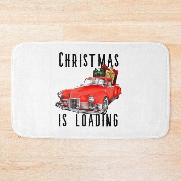 Item preview,  Christmas is Loading Red Oldtimer designed and sold by DiensDesign.