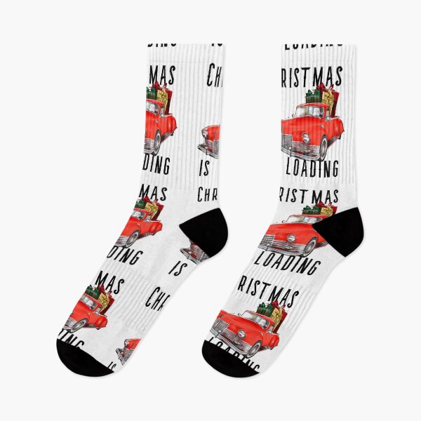 Item preview,  Christmas is Loading Red Oldtimer designed and sold by DiensDesign.