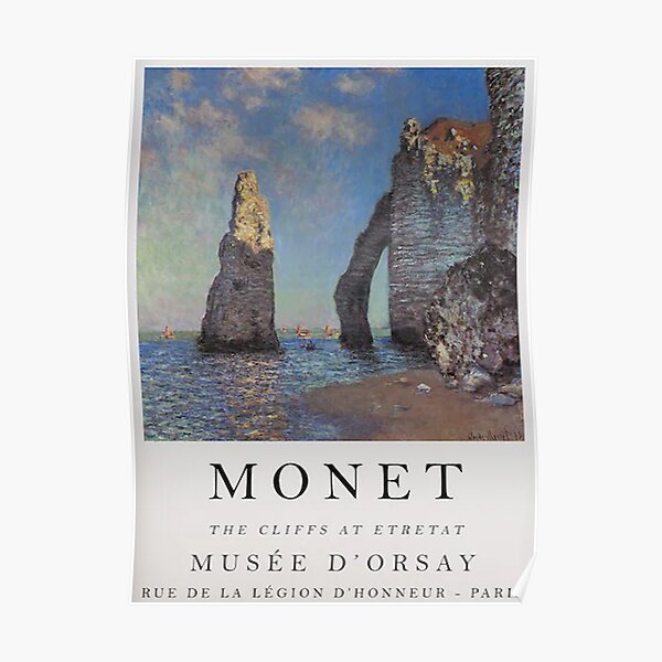 Cliffs Etretat Poster