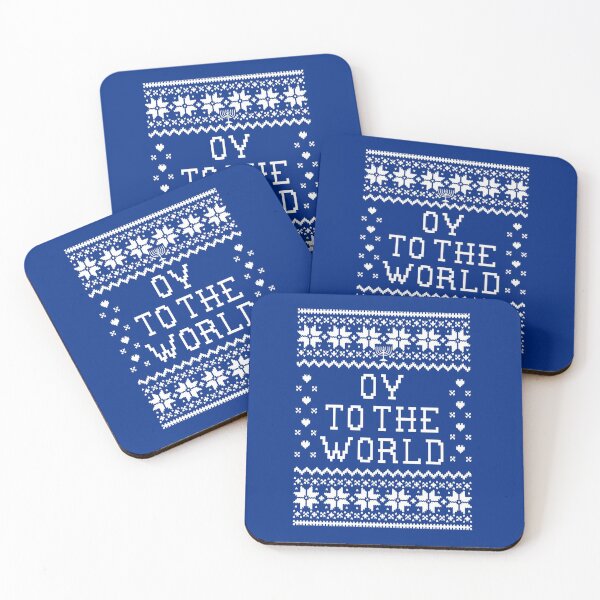 Item preview, Oy To The World - Ugly Hanukkah Sweater Design designed and sold by Christmas-Tees.
