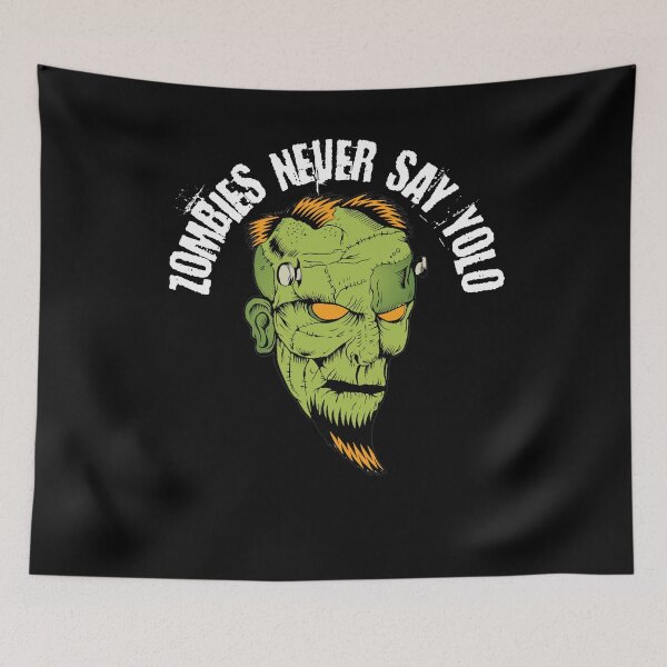 Item preview, Zombies Never Say YOLO Gruesome Goatee designed and sold by JumboExclusive.