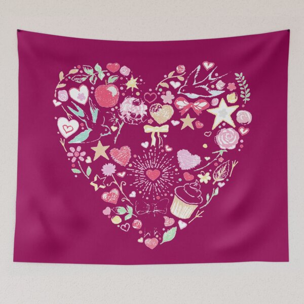 Item preview, Heart of girly stuff designed and sold by SA Butterfly.