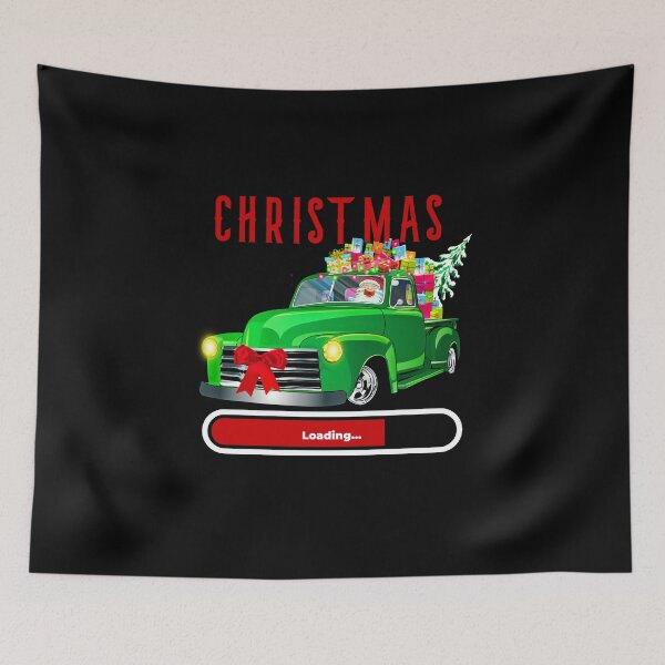 Item preview, Christmas is Loading Green Truck designed and sold by DiensDesign.