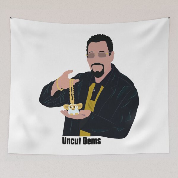 Item preview, Funny Men Uncut Gems - Howard Ratner W Black Title Classic Fan designed and sold by RomanSpinka977.