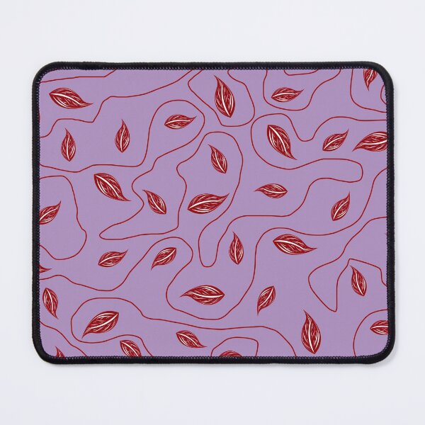 Item preview, Wind floats leaves Maroon designed and sold by ERConcepts.