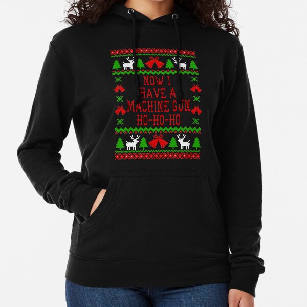 Item preview, Now I Have A Machine Gun Ho-Ho-Ho - Die Hard Quote - Ugly Christmas Sweater Style designed and sold by Christmas-Tees.